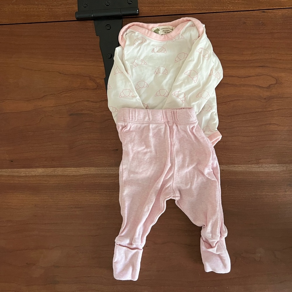 Monica + Andy baby outfit